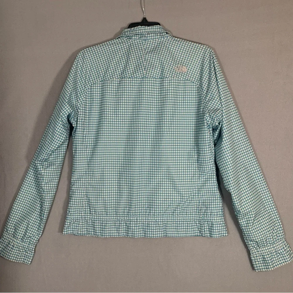 The North Face Blue and White Jacket Lightweight Design Ladies Medium - Picture 3 of 7
